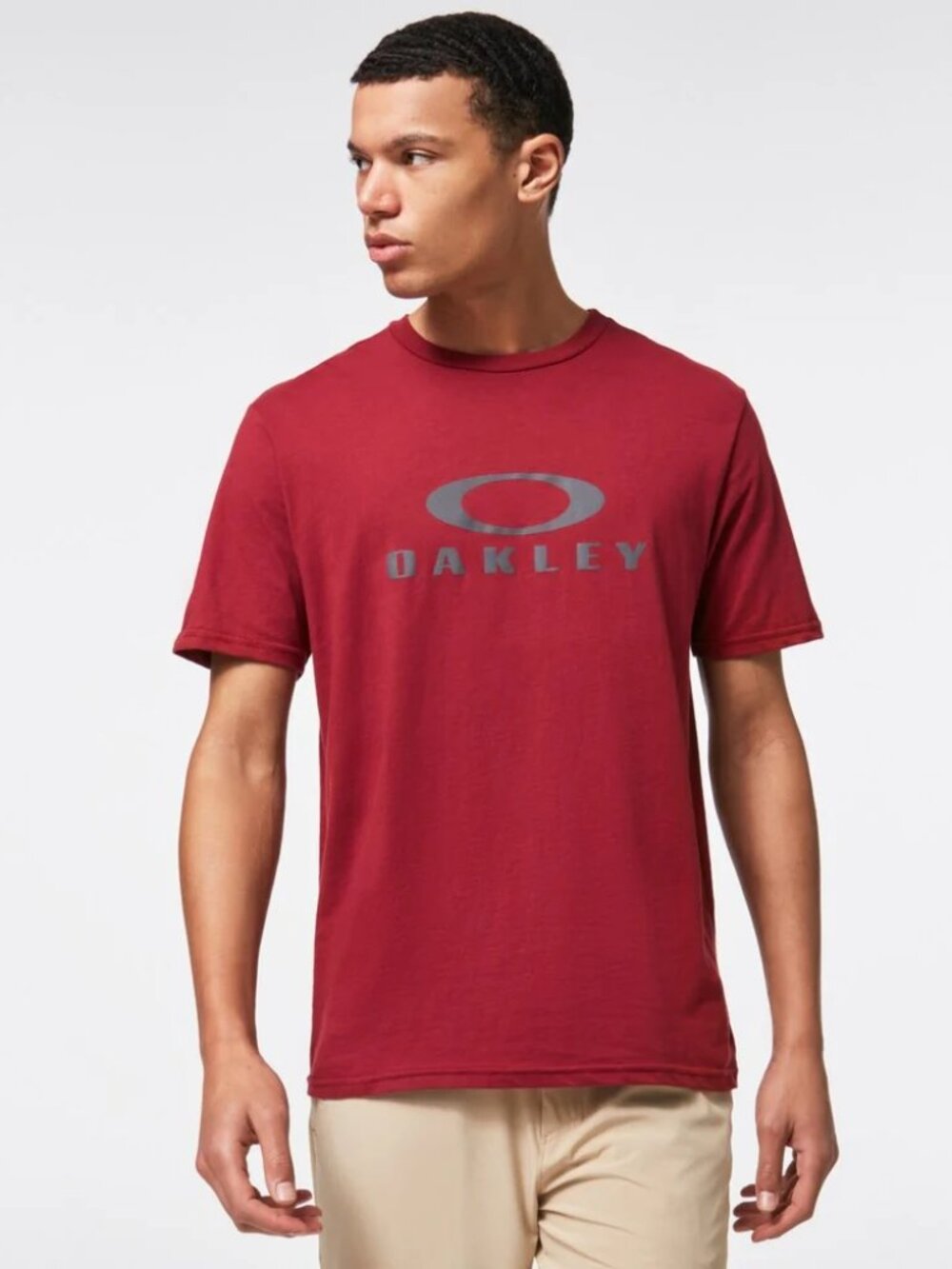 NWT Men's OAKLEY O Bark 2.0 SS Sundried Tomato Tee Shirt Size Medium